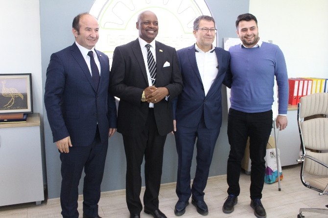 Ruanda Büyükelçisi Polatlı Ticaret Odasını Ziyaret Etti