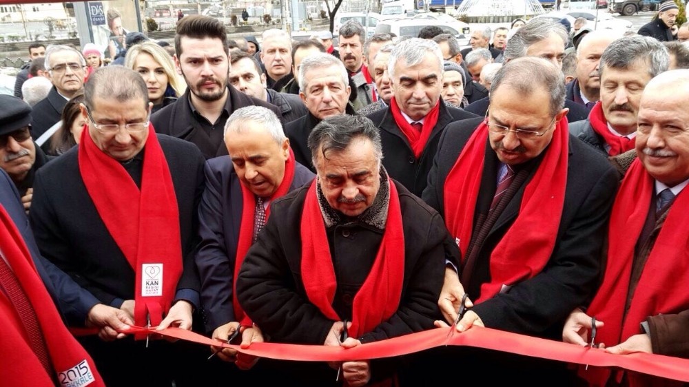 Şehit Polis Hasan Bilgin Kan Alma Biriminin Açılışı Gerçekleştirildi