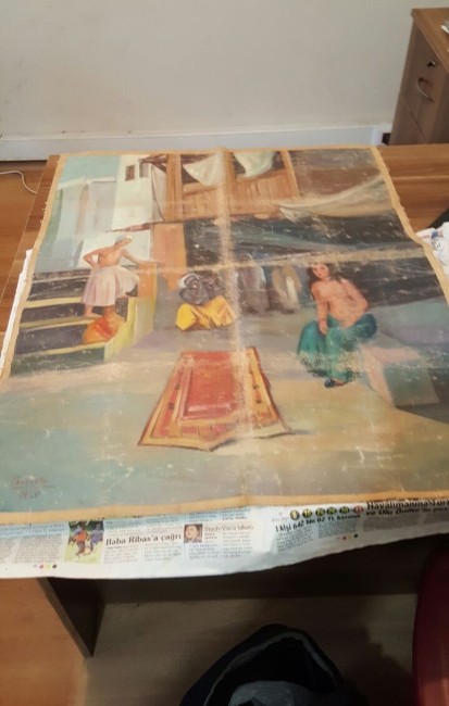 Tekirdağda Picassonun Eseri Olduğu İddia Edilen Tablo Ele Geçirildi