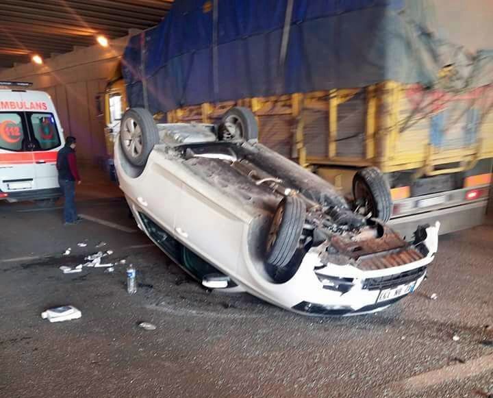 Ters Dönen Otomobildeki Kız Çocuğu Öldü