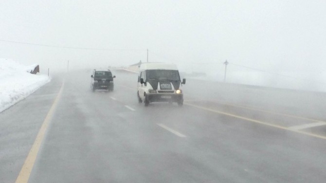 Vanda Sis Trafiği Etkiledi