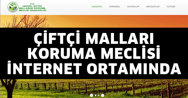 ÇİFTÇİ MALLARI KORUMA MECLİSİ  İNTERNET ORTAMINDA