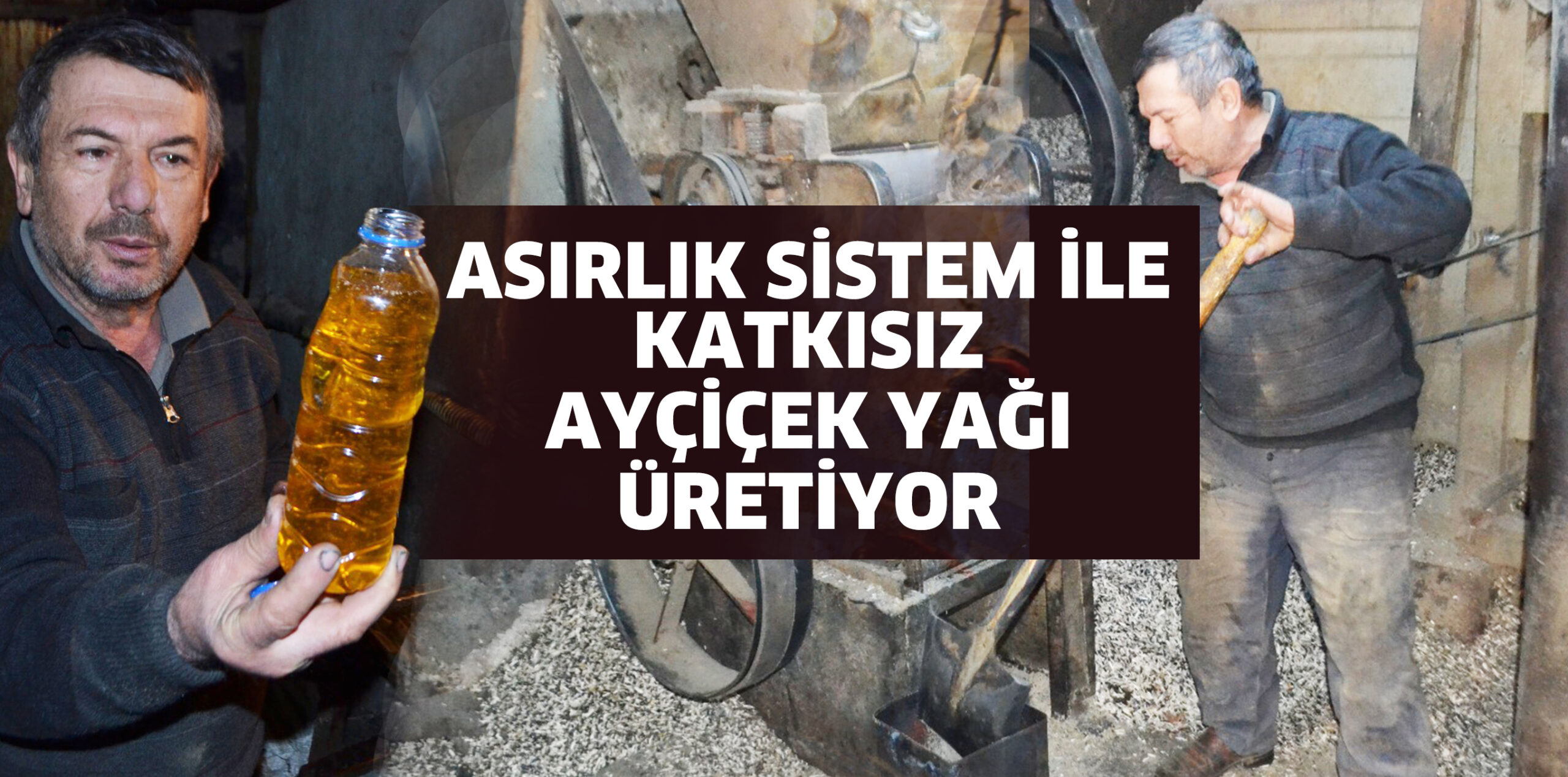 ASIRLIK SİSTEM İLE KATKISIZ AYÇİÇEK YAĞI ÜRETİYOR