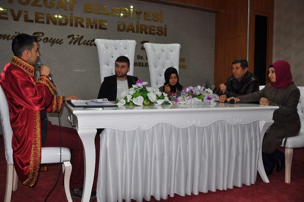 Yozgatta 14 Şubatta 3 Nikah Kıyıldı