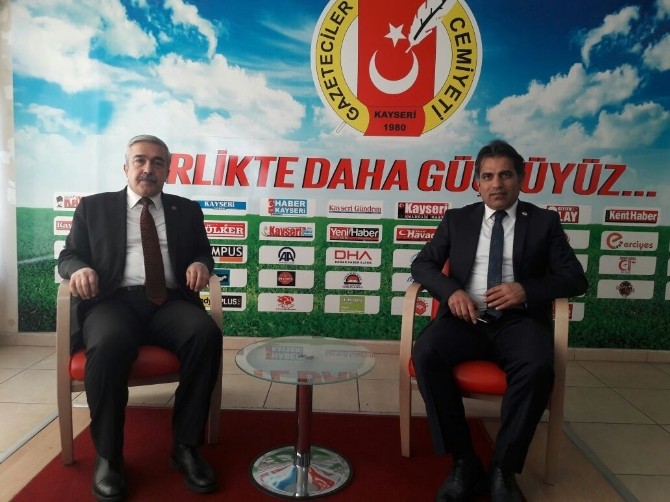 Yücebaştan Gazeteciler Cemiyetine Ziyaret