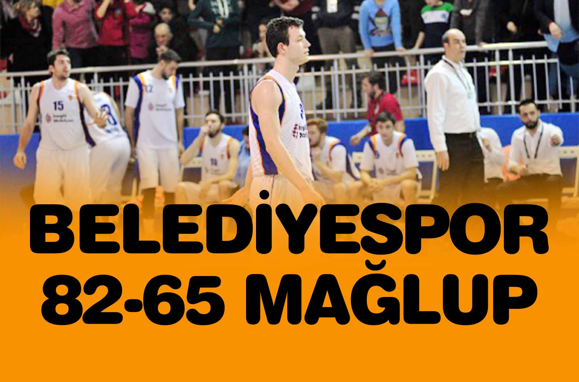 BELEDİYESPOR 82-65 MAĞLUP