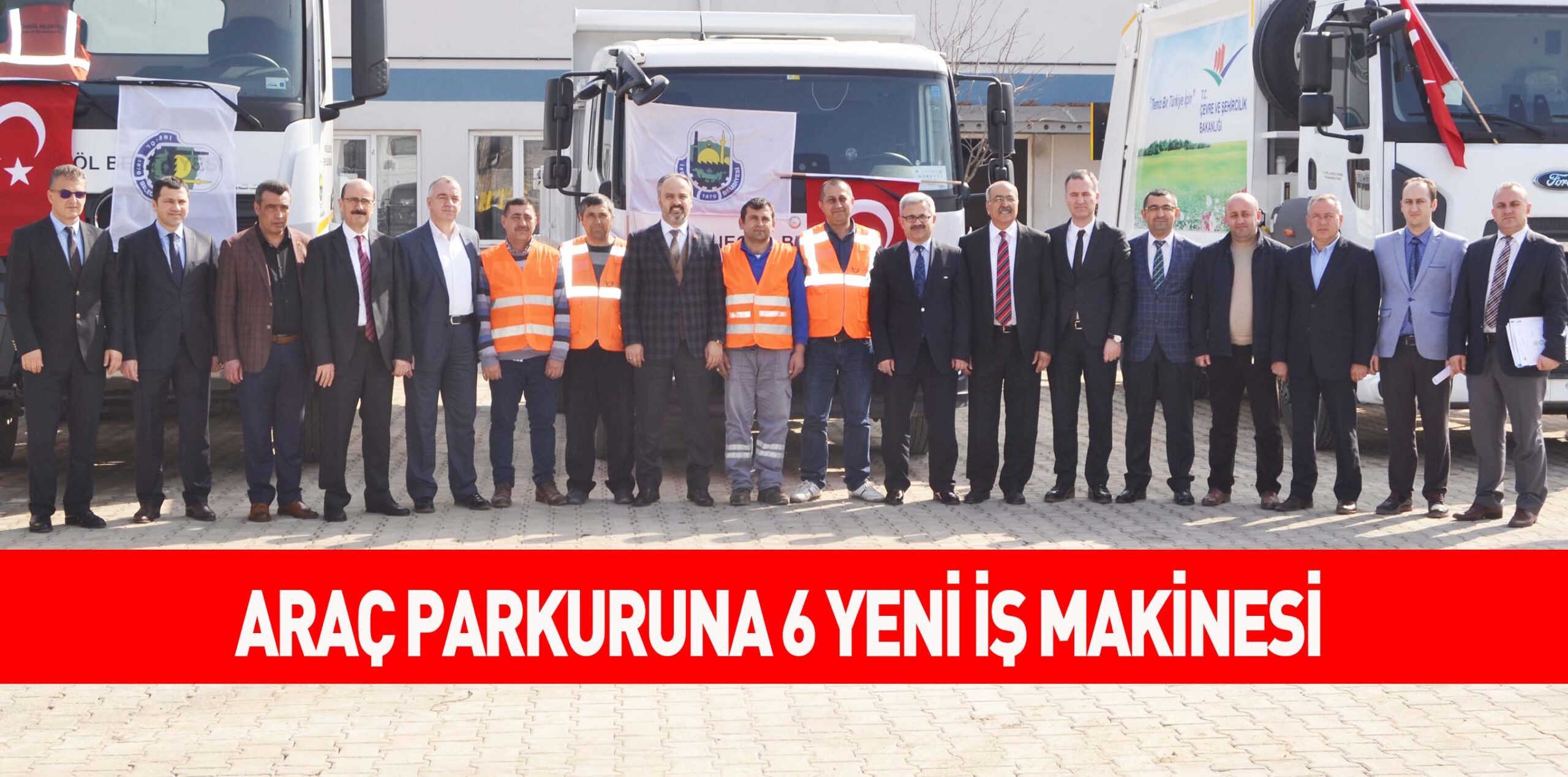 ARAÇ PARKURUNA 6 YENİ İŞ MAKİNESİ