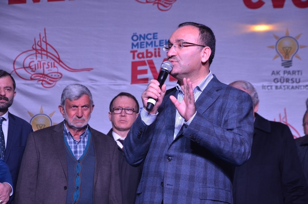 Bakan Bozdağ Bursada Vatandaşlara Seslendi