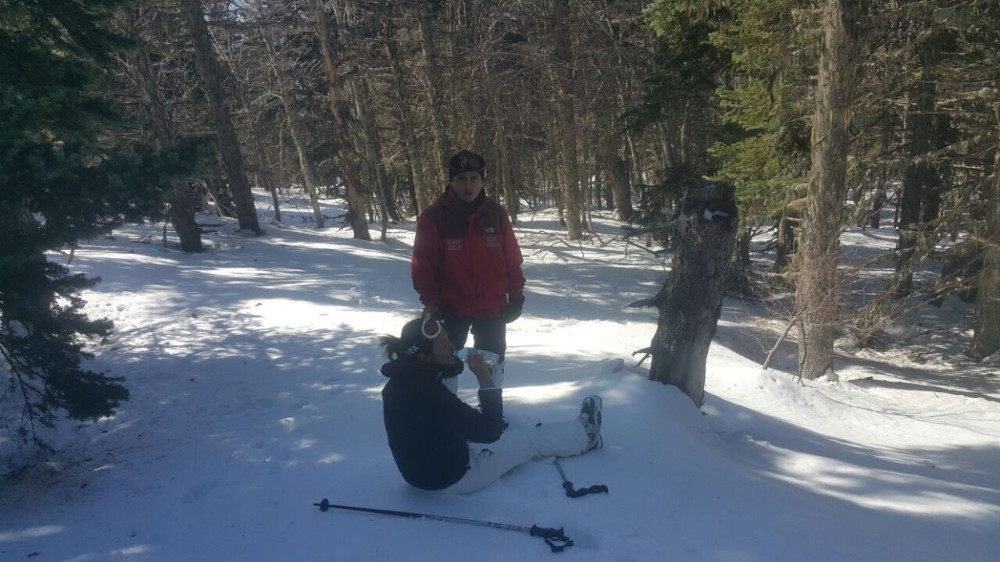 Dağda Kaybolan Kadın Kayakçı Ayak İzlerinden Bulundu
