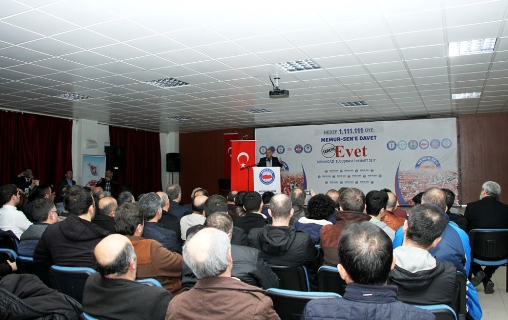 Memur-Sen Evet İçin Buluştu