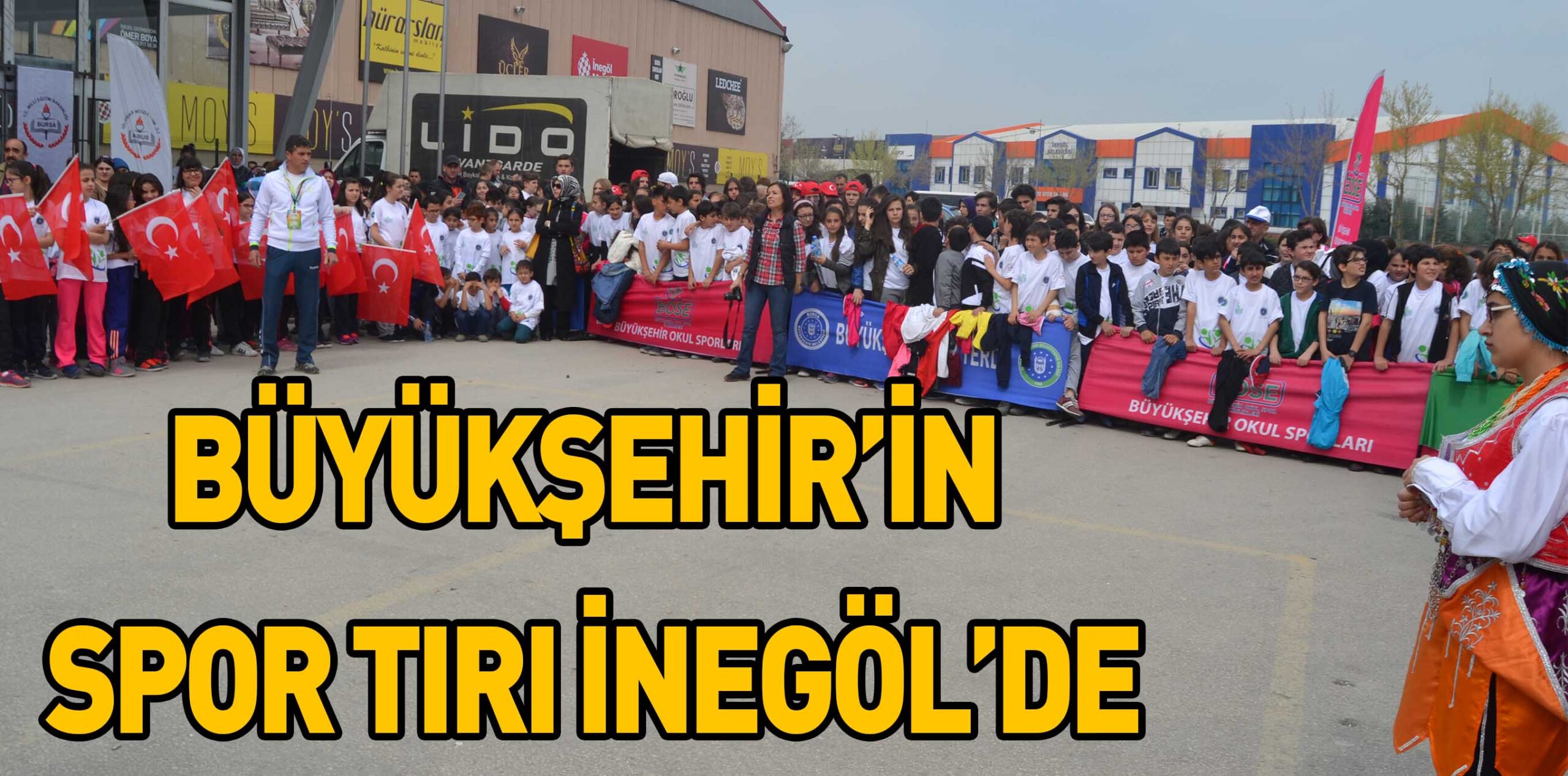BÜYÜKŞEHİR’İN SPOR TIRI İNEGÖL’DE