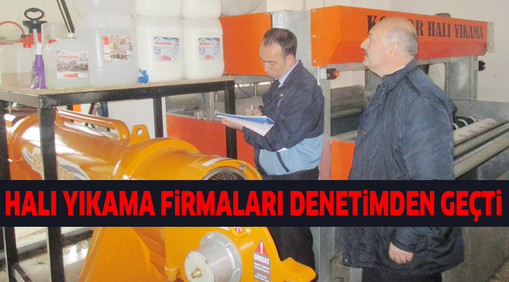 HALI YIKAMA FiRMALARI DENETiMDEN GEÇTi