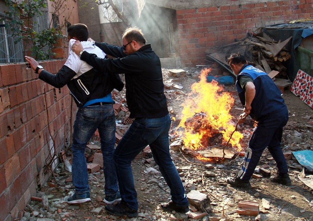 Bursada Hava Destekli 2 Bin Polisle Dev Uyuşturucu Operasyonu