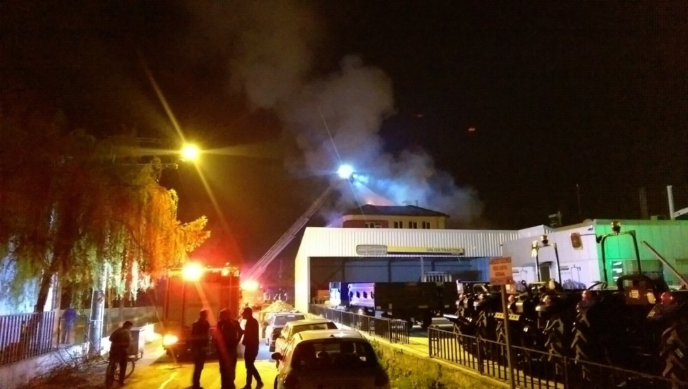 İznikte Çatı Kül Oldu