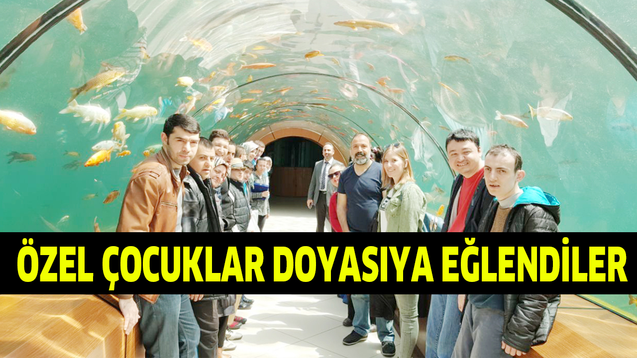 ÖZEL ÇOCUKLAR DOYASIYA EĞLENDİLER
