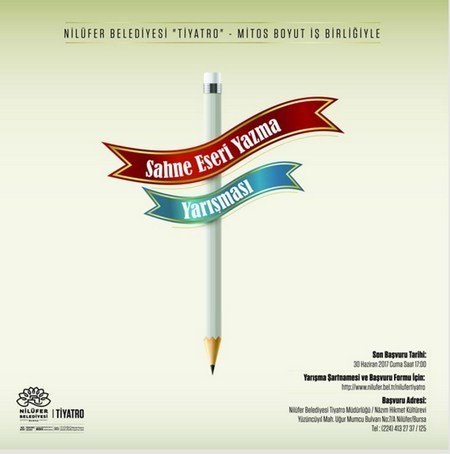 Nilüfer Belediyesinden Sahne Eseri Yazma Yarışması