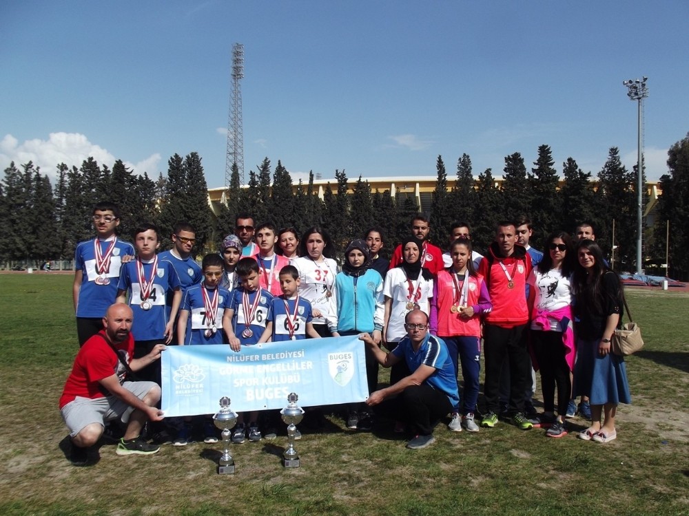 Nilüfer Görme Engelliler Spor Kulübünden 4 Rekor