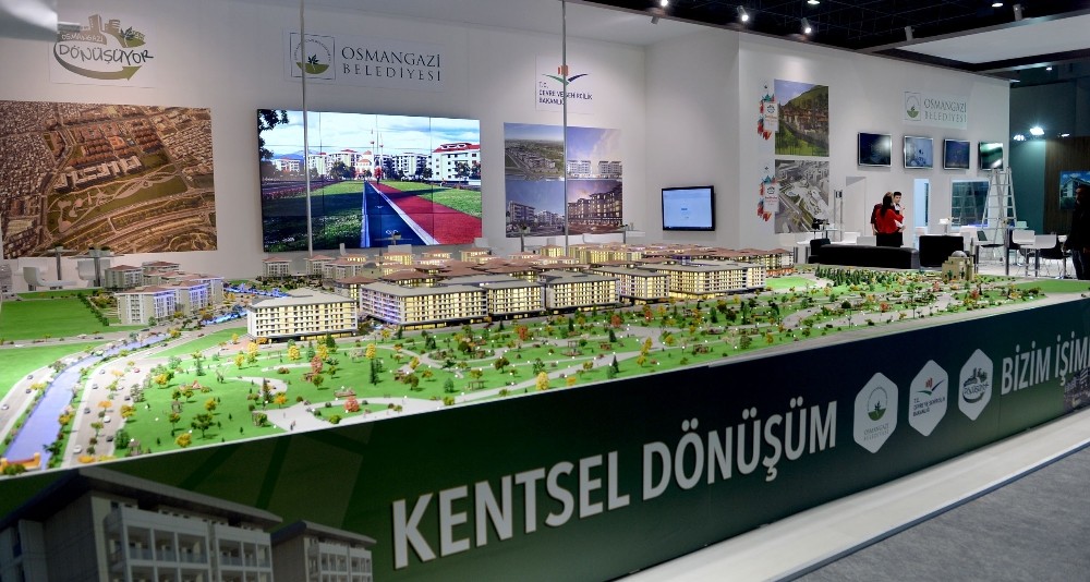 Osmangazinin Kentsel Dönüşüm Projeleri Fuarda