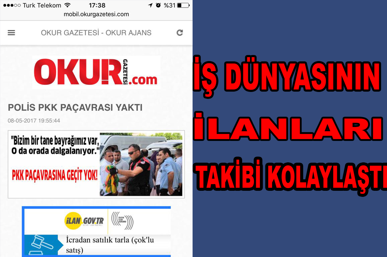 İŞ DÜNYASININ İLANLARI TAKİBİ KOLAYLAŞTI