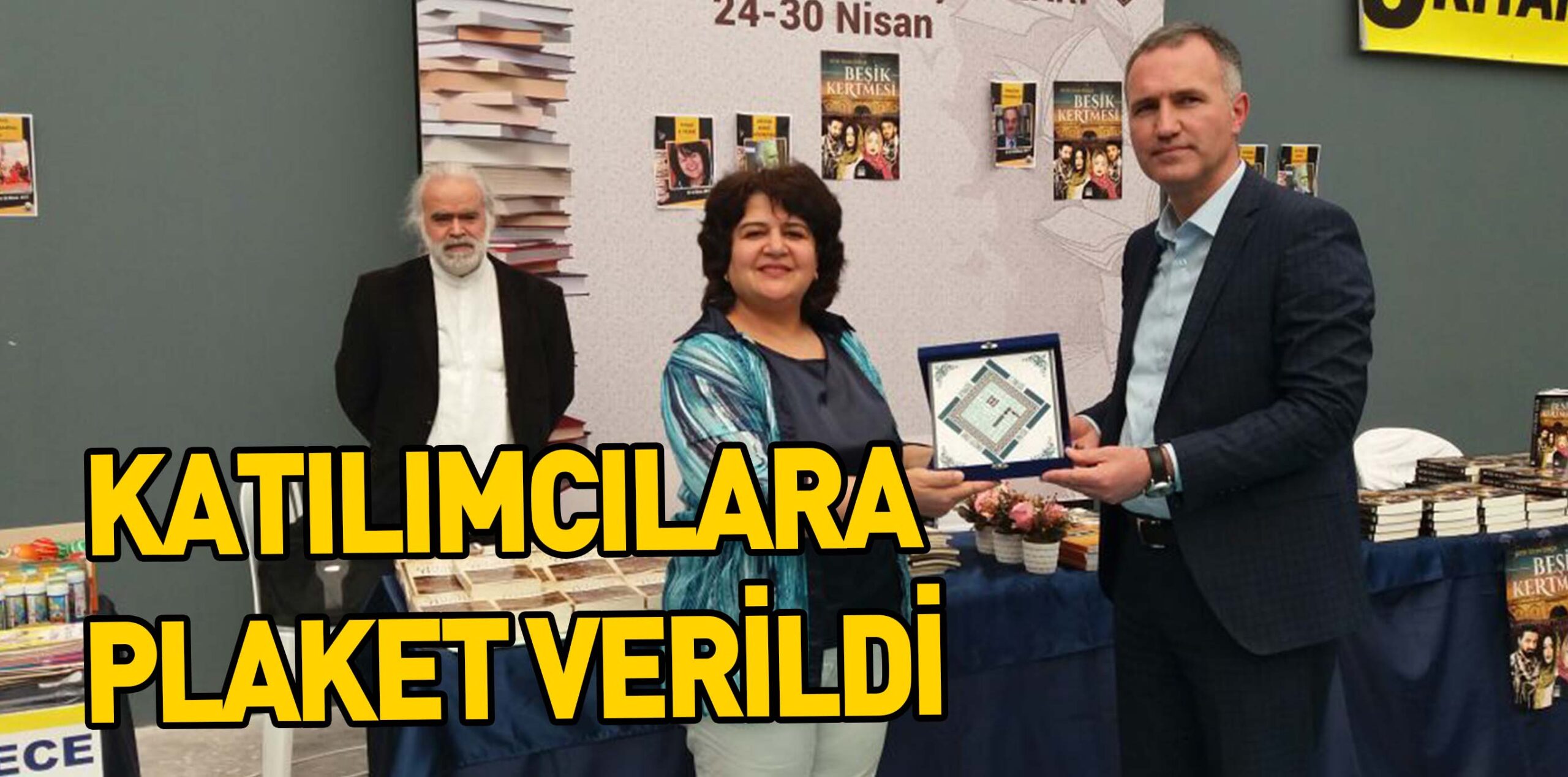 KATILIMCILARA PLAKET VERİLDİ