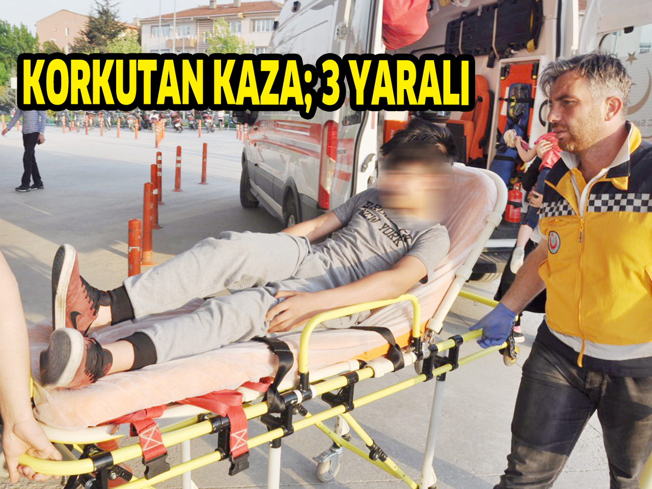 MİKSER YAN YATTI SÜRÜCÜSÜ YARALANDI