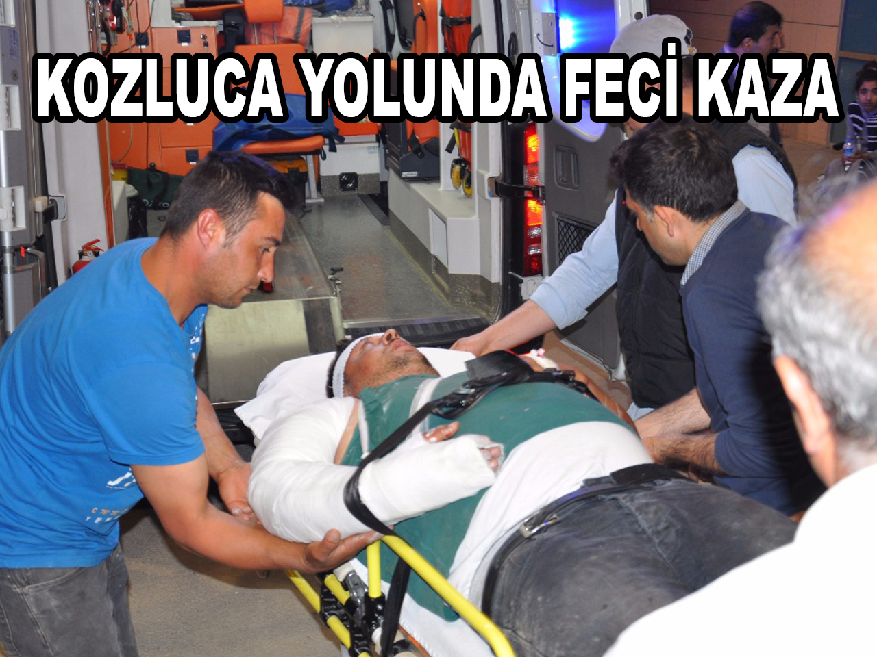KOZLUCA YOLUNDA FECİ KAZA
