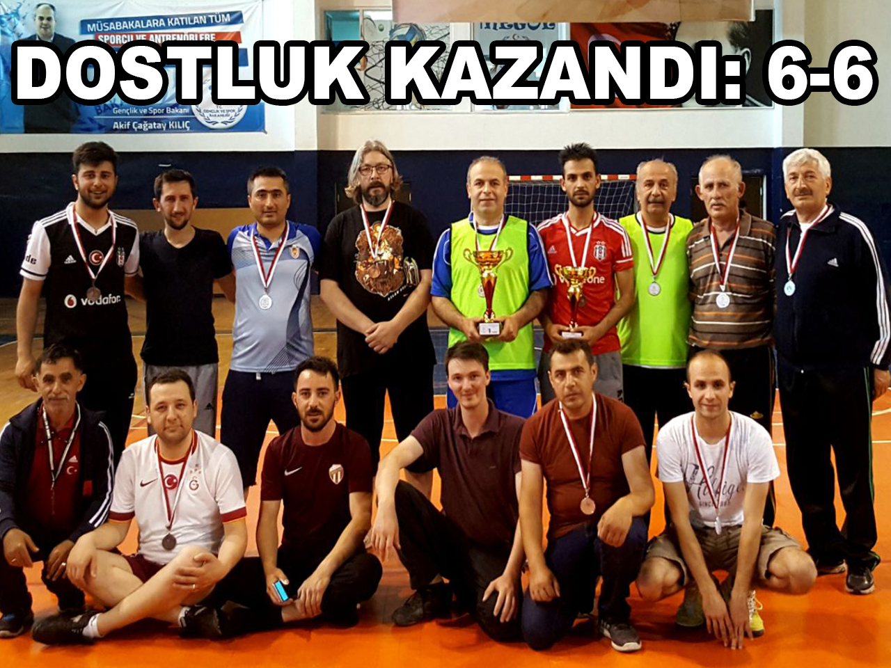 DOSTLUK KAZANDI: 6-6