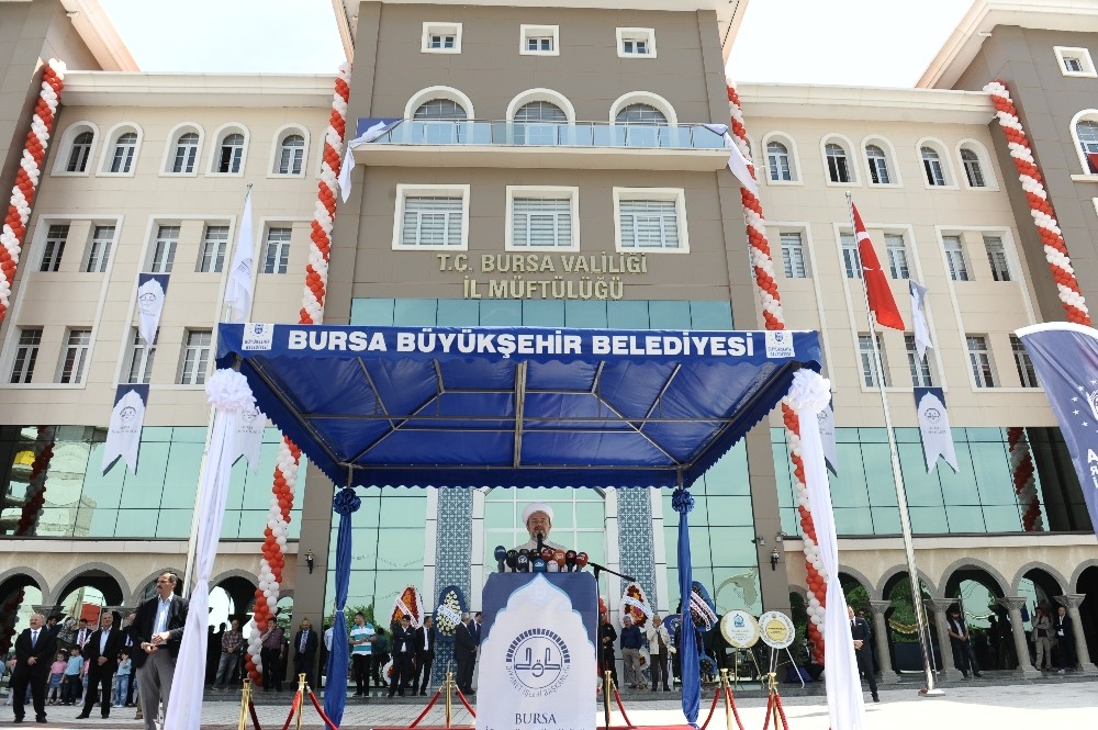 Bursaya 9 Milyonluk Görkemli İl Müftülüğü