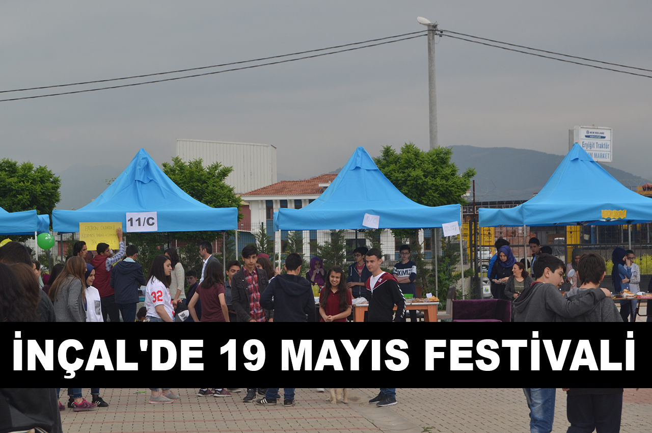 İNÇAL’DE 19 MAYIS FESTİVALİ