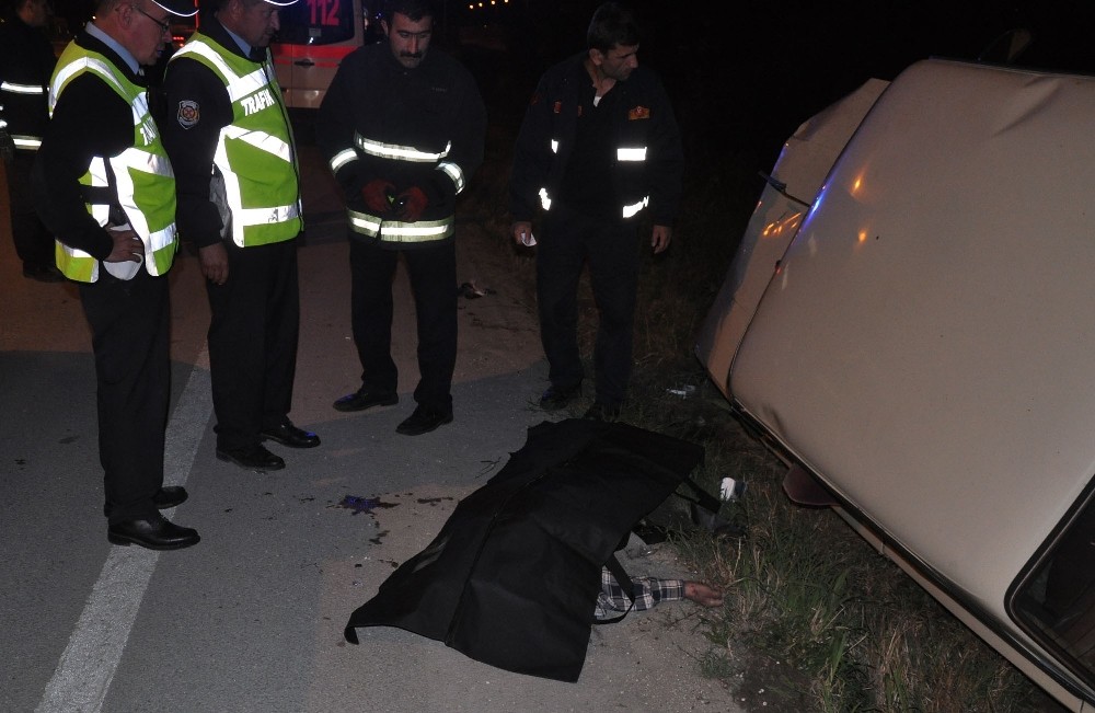 İnegölde Feci Kaza; 1 Ölü 1 Yaralı