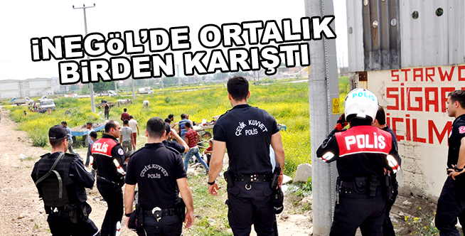 ÇEVİK KUVVET MÜDAHALE ETTİ