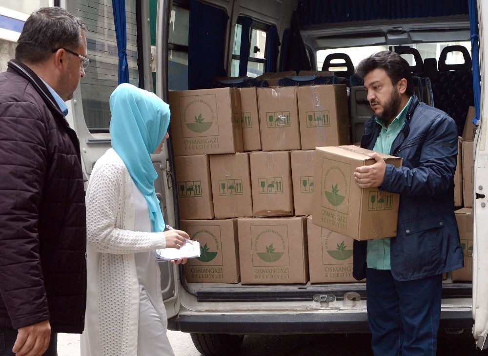 Osmangazide Erzaklar Sahiplerine Ulaştırılıyor