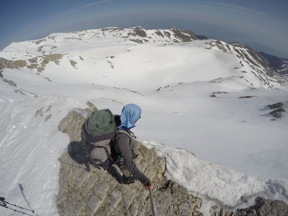 Yaz Geldi, Uludağın Karlı Zirvesini Geçtiler