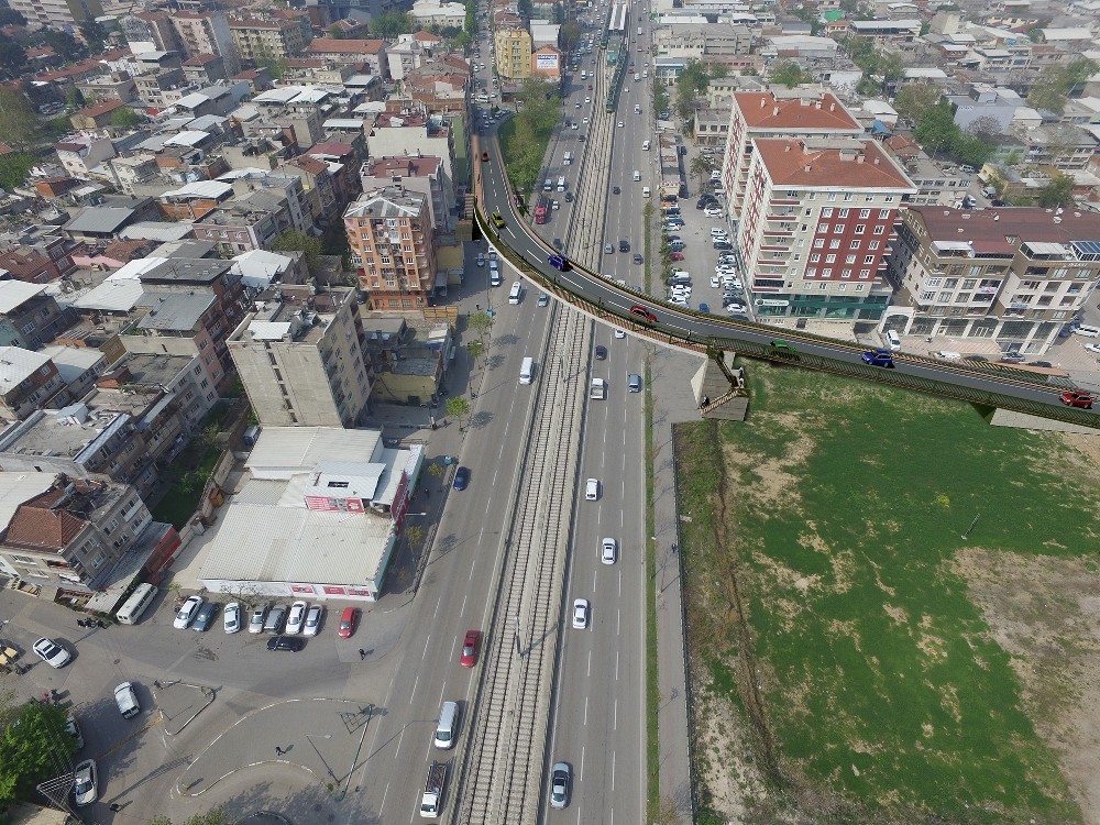 Yıldırımın İki Yakası Viyadükle Bağlanıyor