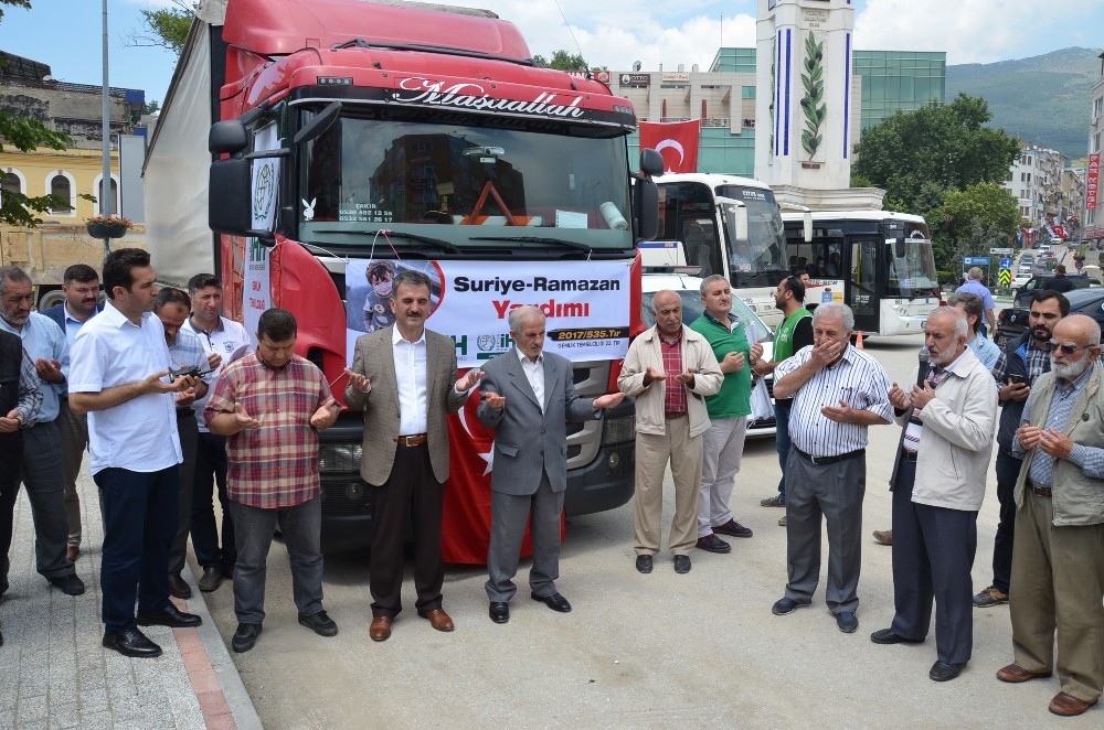 22. Yardım Tırı Gemlikten Yola Çıktı