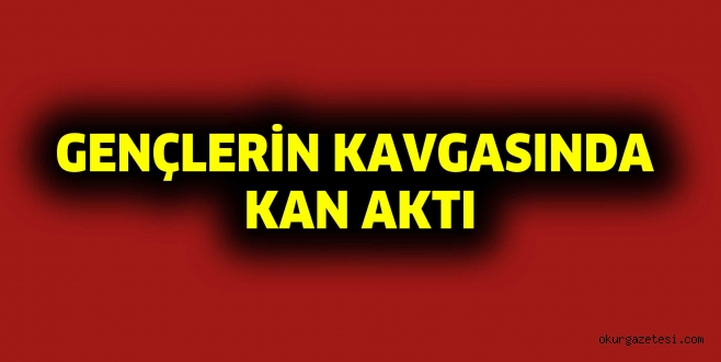 GENÇLERİN KAVGASINDA KAN AKTI