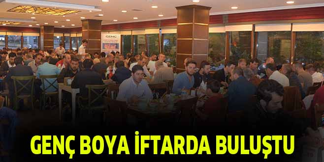 GENÇ BOYA İFTARDA BULUŞTU