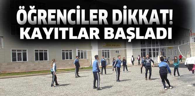 İNEGÖL SPOR LİSESİ’NE ÖN KAYITLAR BAŞLADI