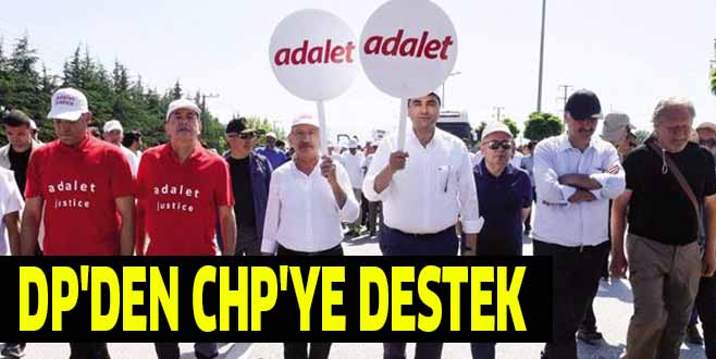 DP’DEN CHP’YE DESTEK