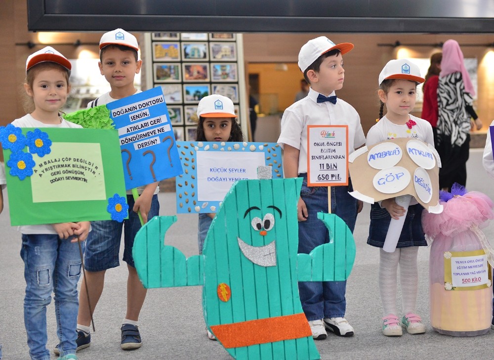 Yıldırımlı Miniklerden ‘Yeşil Dünya, Temiz Çevre Mesajı