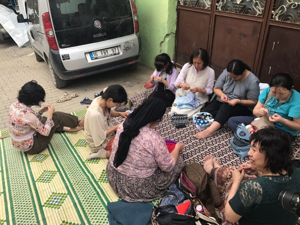 İğne Oyasını Öğrenmek İçin Japonyadan Geldiler