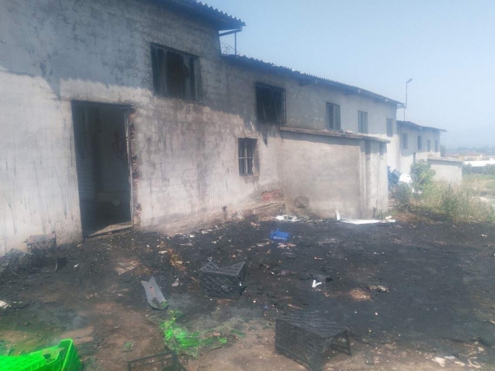 İznikte Meyve Alım Yerinde Yangın Çıktı