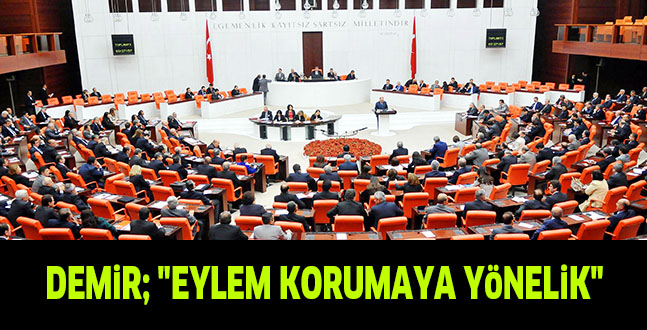 DEMiR; “EYLEM KORUMAYA YöNELiK”