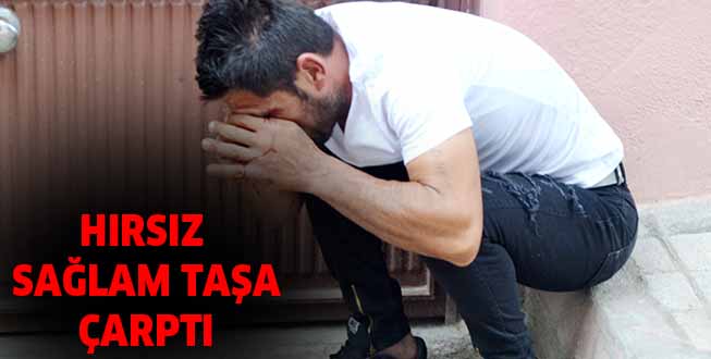 HIRSIZ SAĞLAM TAŞA ÇARPTI