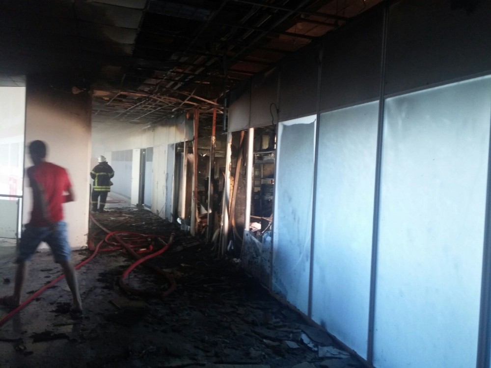 Teknoloji Merkezinde Korkutan Yangın