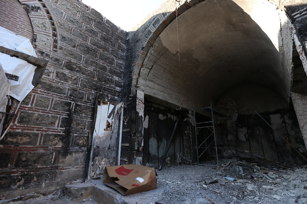 52 Dükkanın Küle Döndüğü Çarşı Yeniden Ayağa Kaldırıldı