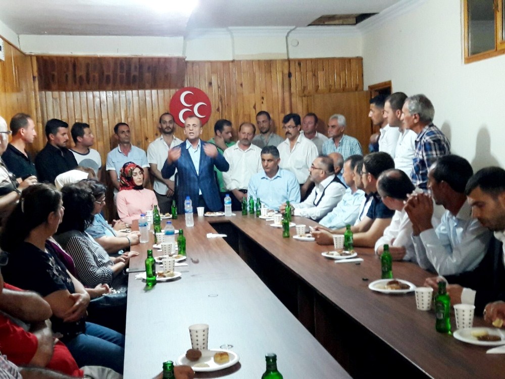 Mhp İl Başkanı Topçu Mudanyalılarla Buluştu