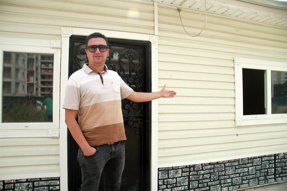 (Özel Haber) Vinçle Evi Çalınan Adam Şokta