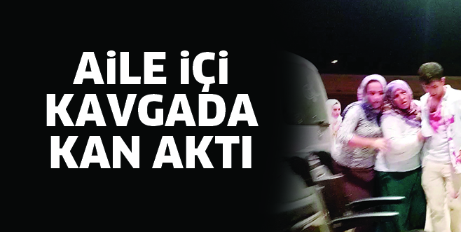 AiLE iÇi KAVGADA KAN AKTI