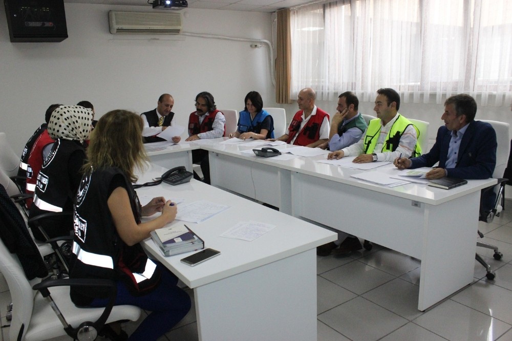 Bursada Hastanede Masa Başı Tatbikatı Yapıldı